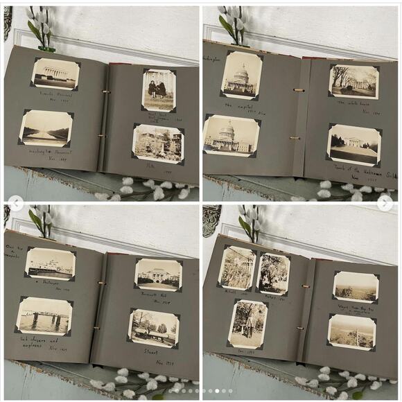 Vintage Snapshots Photograph Scrapbook BW Family NJ Home Beach Cottage Boat Lake - Picture 8 of 10